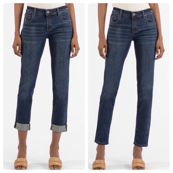 Kut From the Kloth Catherine Mid-Rise Boyfriend Jeans- NWT - Picture 1 of 15